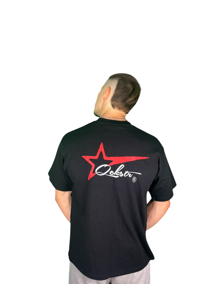 Black/red T-shirt