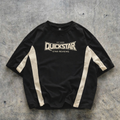 Black and cream sport tee