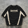 Black and cream sport tee
