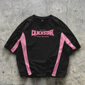 Black and pink sport tee