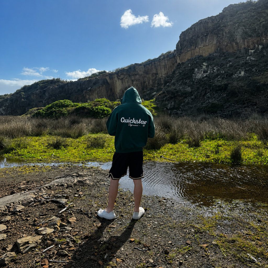 Dark Green classic  hoodie