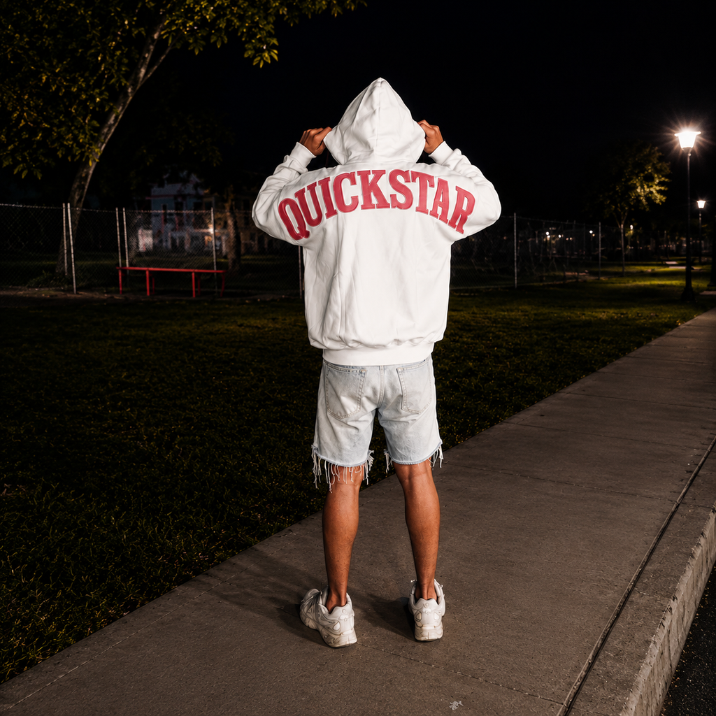 White & pink Hoodie star reviews 1st edition